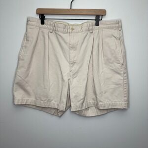Polo Ralph Lauren Men's Chino‎ Andrew Short Pleated Casual Khaki Beige Size 40